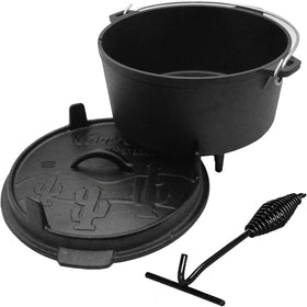 KELEDAY Cast Iron Dutch Oven Pot